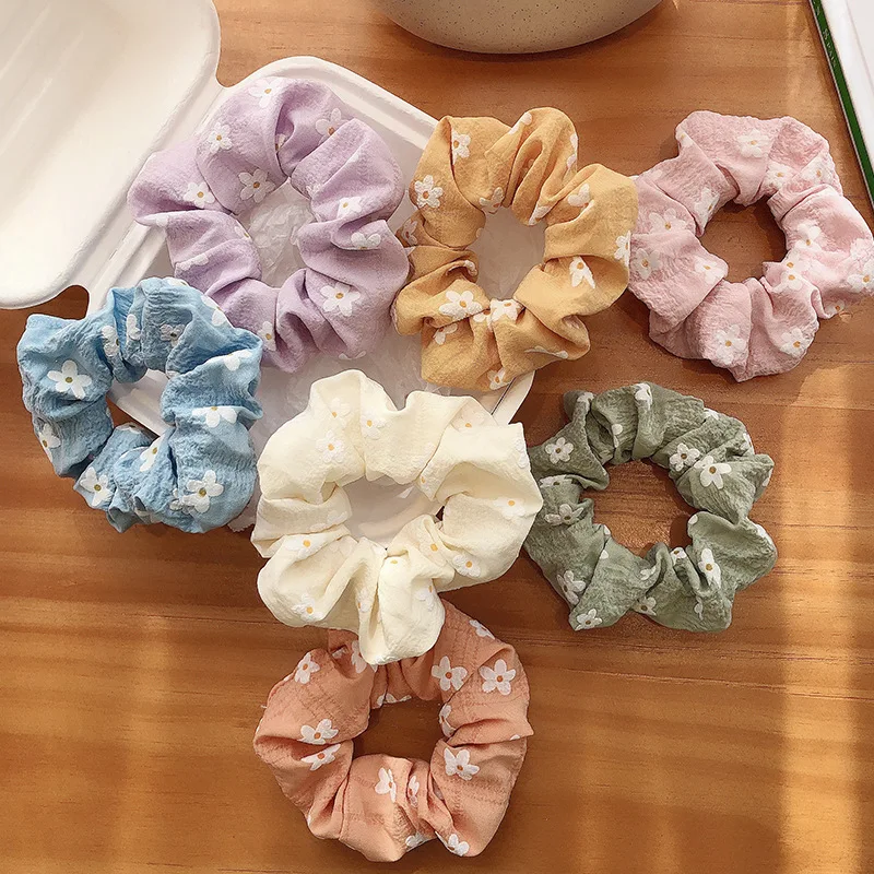 

Summer Scrunchies Elastic Hair Bands Women Girls Elastic Hair Rope Ring Tie Ponytail Holder Hair Band Headband Hair Accessories