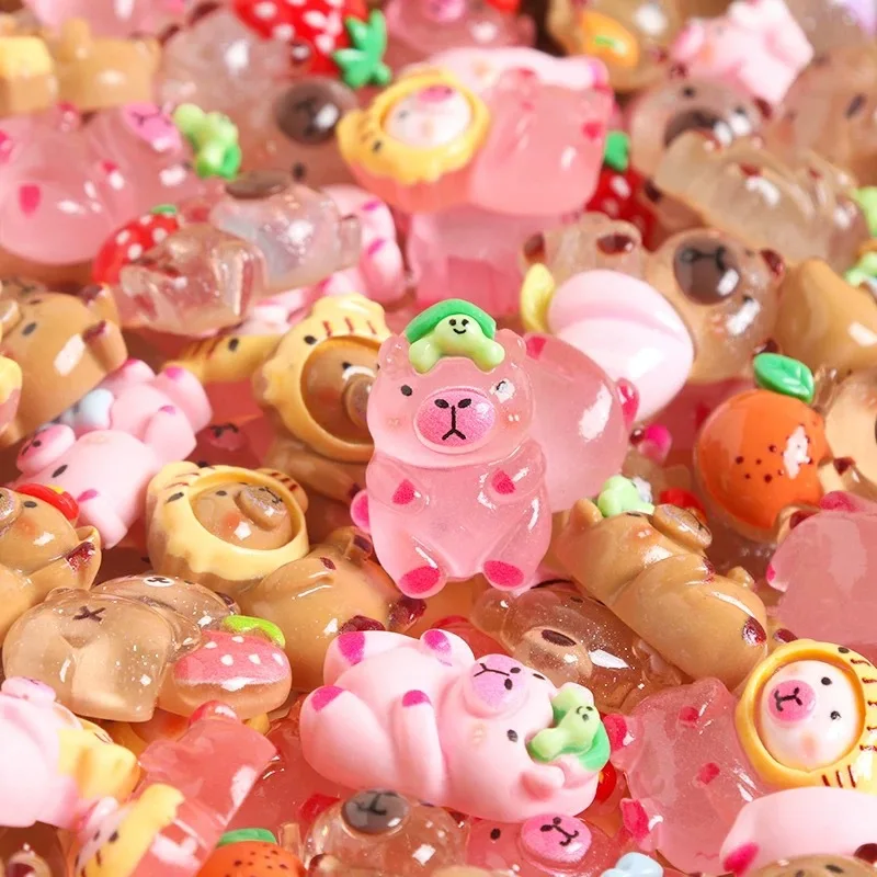 

Мини фигурки капибары из смолы 50 шт.