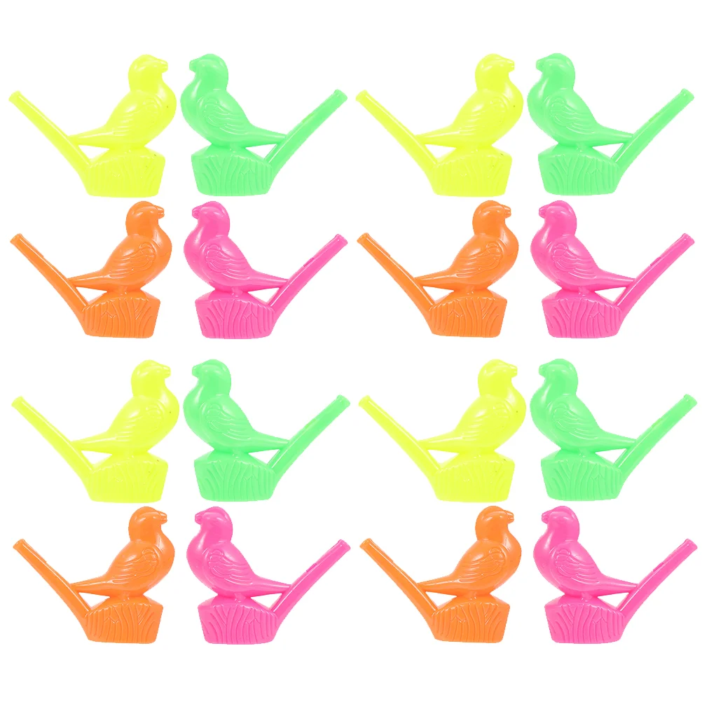 

16 Pcs Party Whistles Cartoon Small Musical Instrument Plastic Aldult Slide Child Adults