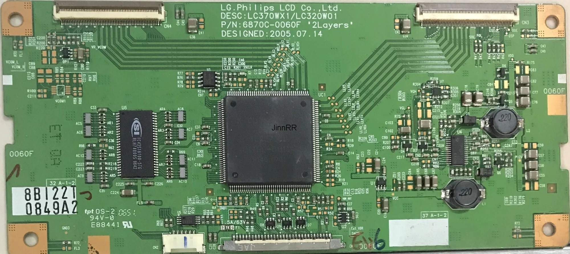 

Оригинальная логическая плата 6870c-0060f lc370wx1 / 320w01 экран tlm3737d