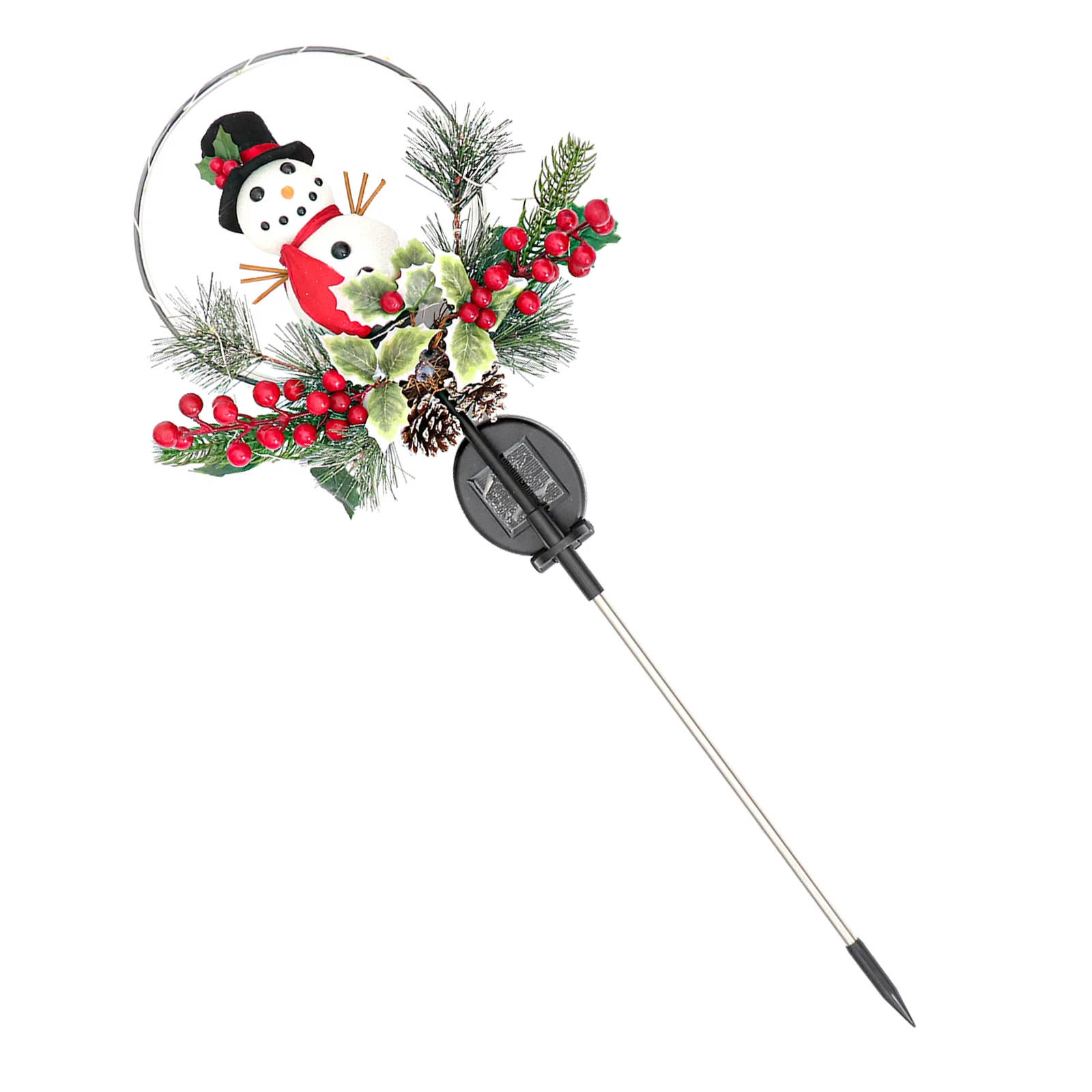 

1 Pc Adorable Garden Lamp Decoration Lamp Snowman Christmas Arrangement Light