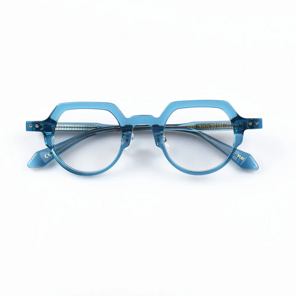 BETSION New Trend Optical Acetate Eyeglasses Frames Retro Round Men Women Hyperopia Eyeglasses Optical Eyewear