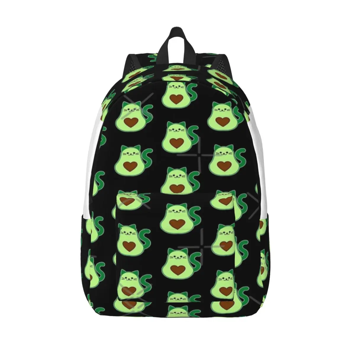 Кошка авокадо - Avogato Avocato Avocado Lover Cat Простой и стильный рюкзак Холщовый