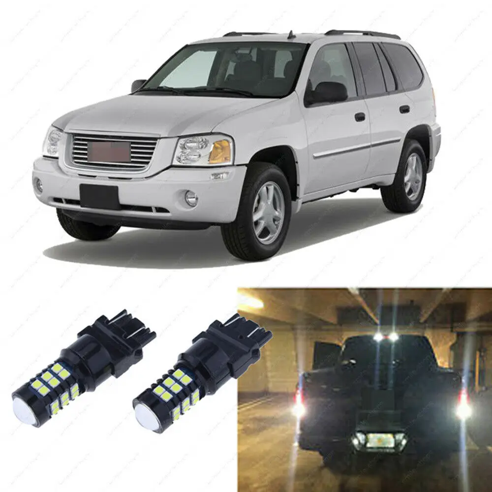 

1500Lm White 3156 3157 Led Reverse Backup Light Bulbs For 2002-2009 Gmc Envoy