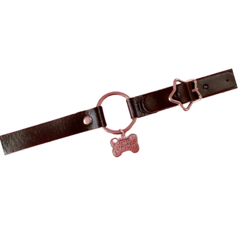 Регулируемый сексуальный воротник в стиле стимпанк ожерелье из искусственной