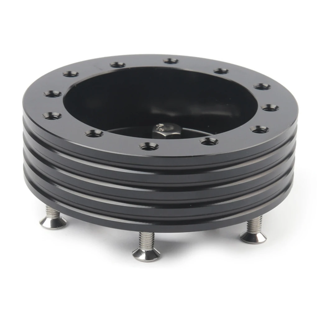 

Steering Wheel Hub Adapter 6 Holes To 3 Holes Steering Wheel Aluminum Alloy Spacer Converter Auto Parts