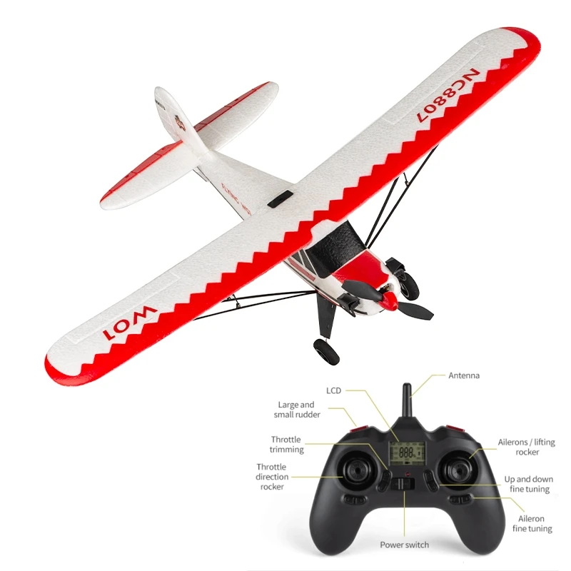 JJRC W01-J3 фиксированное крыло 505 мм 6-осевой гироскоп 2 4 ГГц 3CH легкий вес RTF готовый к