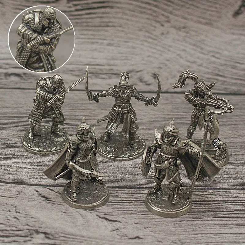 

Spartan Rome Soldiers Miniature Vintage Cupronickel European Soldier Model Ancient Soliders Figurines Miniatures Wraith Toy