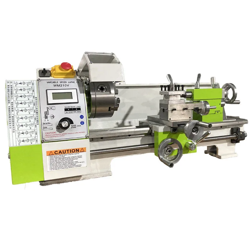 

WM210V Household Small Digital Instrument Metal Lathe DIY Brushless Lathe High Precision Processing Equipment 220V 900W