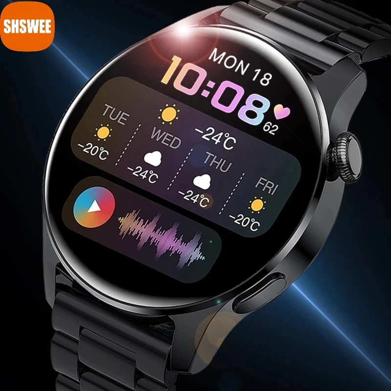 

For Samsung Apple Xiaomi Huawei Smart Watch Men Waterproof Sport Fitness Tracker Bluetooth Call Smartwatch Man For Android IOS