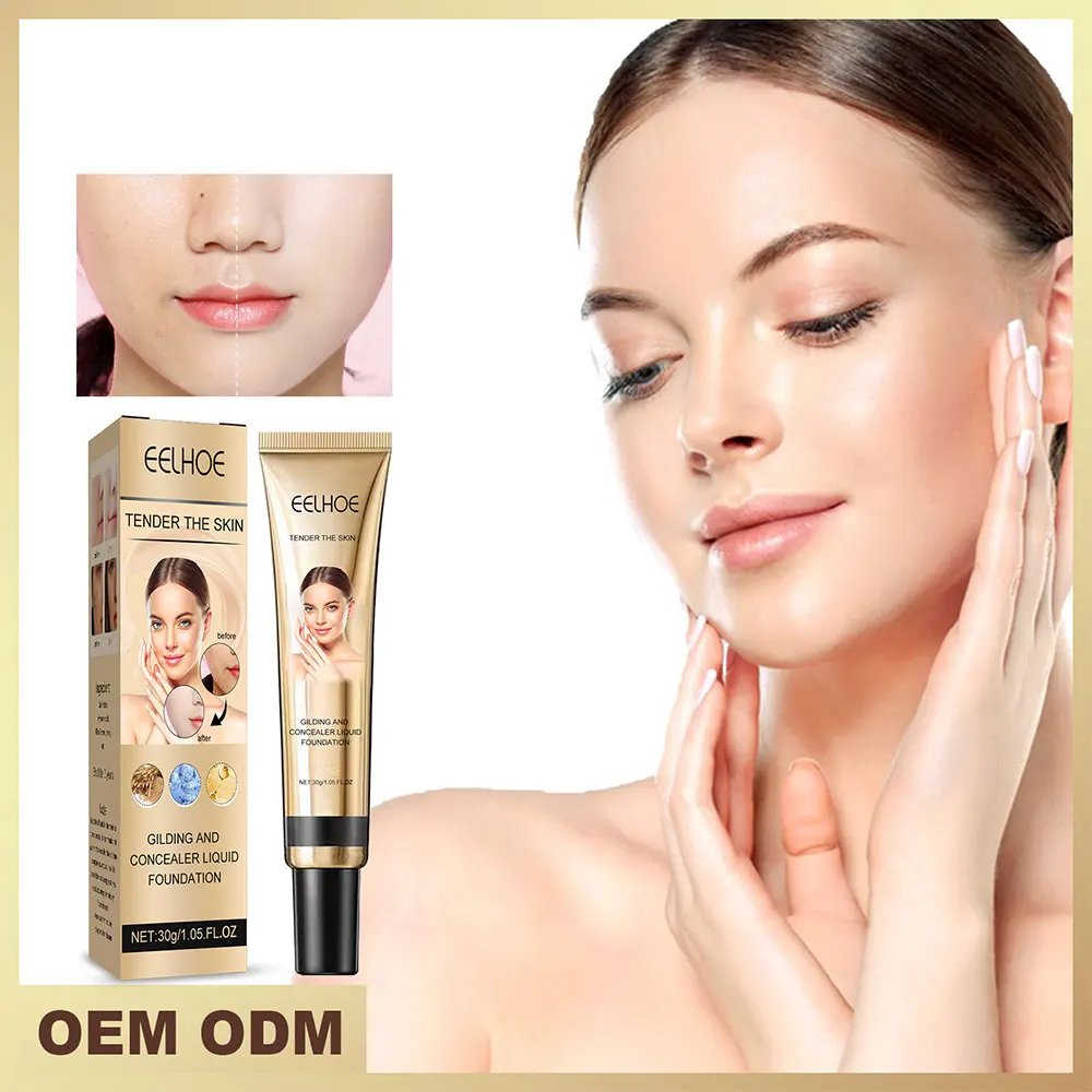 

Concealer Foundation Conceal Dark Spots Control Oil Hide Pores Lasting Brightening Waterproof Sweatproof Lasting Natural Makeup