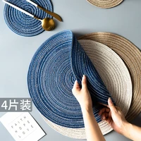 mat kitchen table plate mat drying dishes woven coaster heat pad household placement mat macarons coaster kitchen accessories