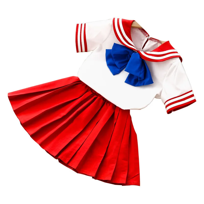 От 3 до 8 лет для мальчиков и девочек сейлор мун костюмы косплея костюм моряка