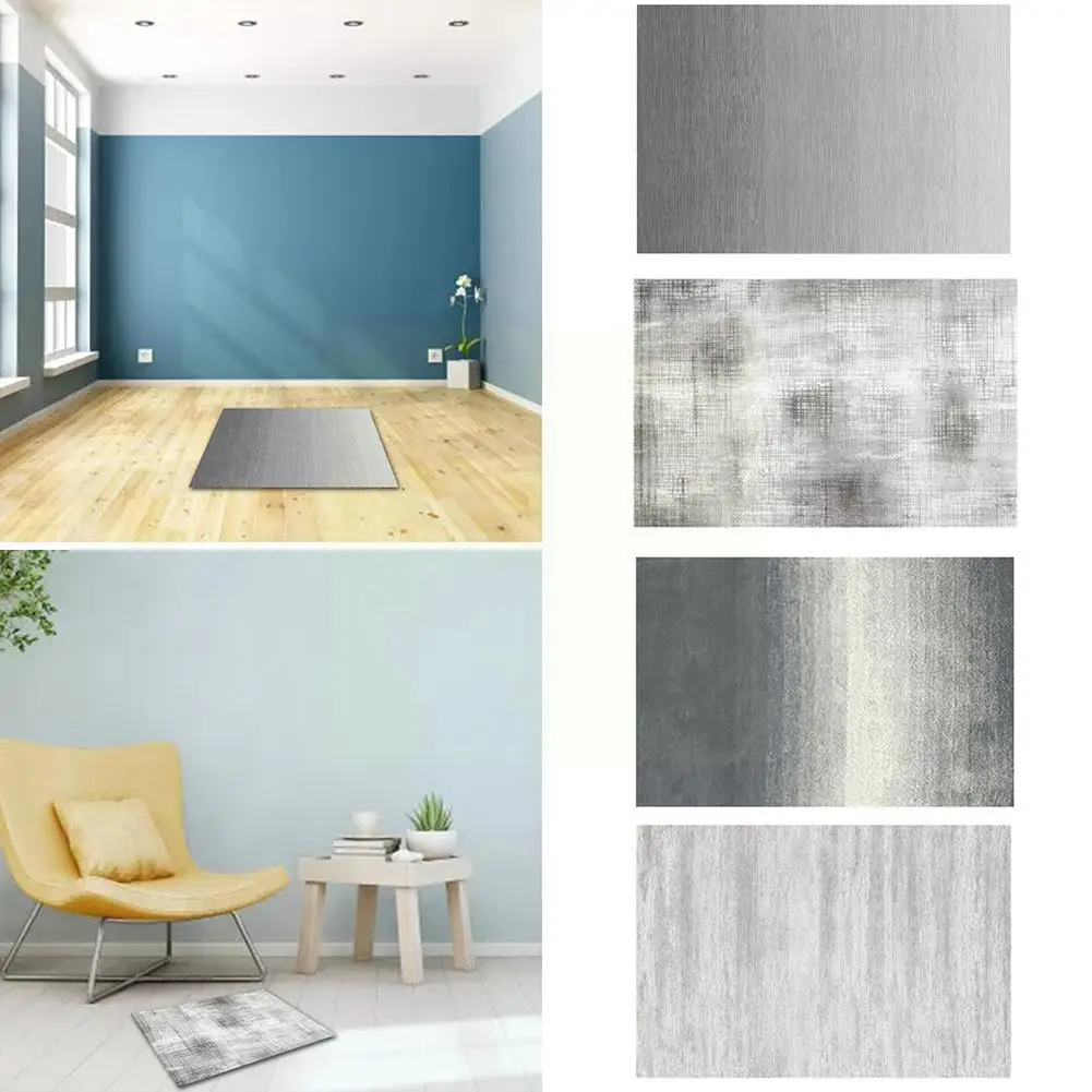 

Plain Color Gradient Carpet For Living Room Bedroom Modern Home Decoration Anti Slip Rugs 40x60cm L9M9