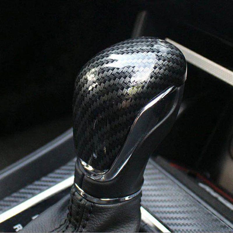 

Car Gear Shift Protector Cover Carbon Fiber Pattern Sticker Trim For MG ZS MG6 2017 2018 Car Interior Accessories