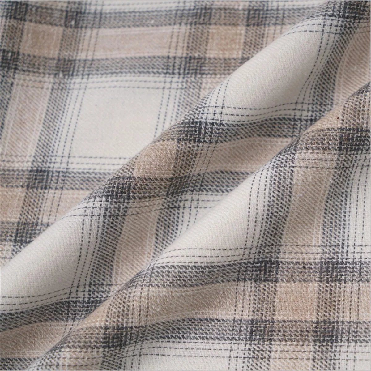 Окрашенная пряжа Клетчатая Шерстяная ткань жаккардовая для осени и зимы юбка JK