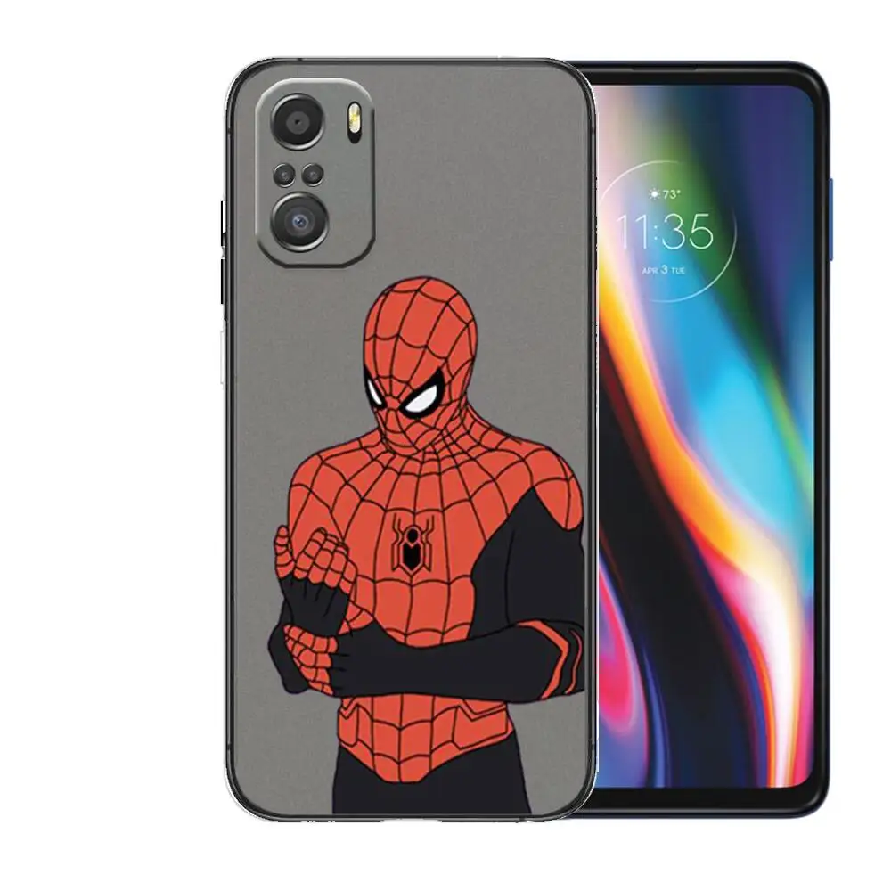 Фото Матовый чехол для телефона Marvel Человек-паук для xiaomi mi 11 Lite pro Ultra 10s 9 8 MIX 4 FOLD 10T 5g Черный силиконовый чехол №4