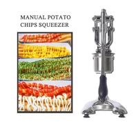 gzzt potato chips squeezers machine manual french fries cutters kitchen food processors long 30cm potato ships squeezers machine