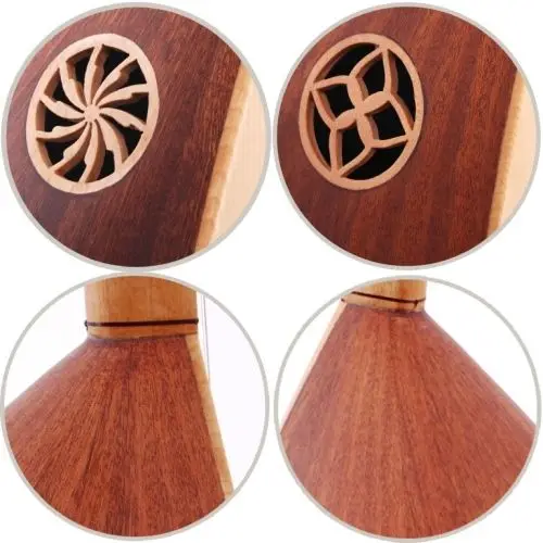 

Binding leaf mahogany long BYMU + case gift