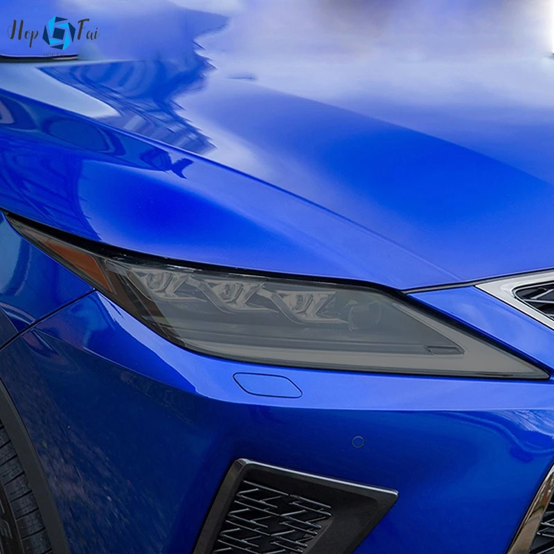 

2 Pcs Car Headlight Protective Film Transparent Black TPU Sticker For Lexus RX 350 300 450h 2016 2017 2018 2019 2020 Accessories