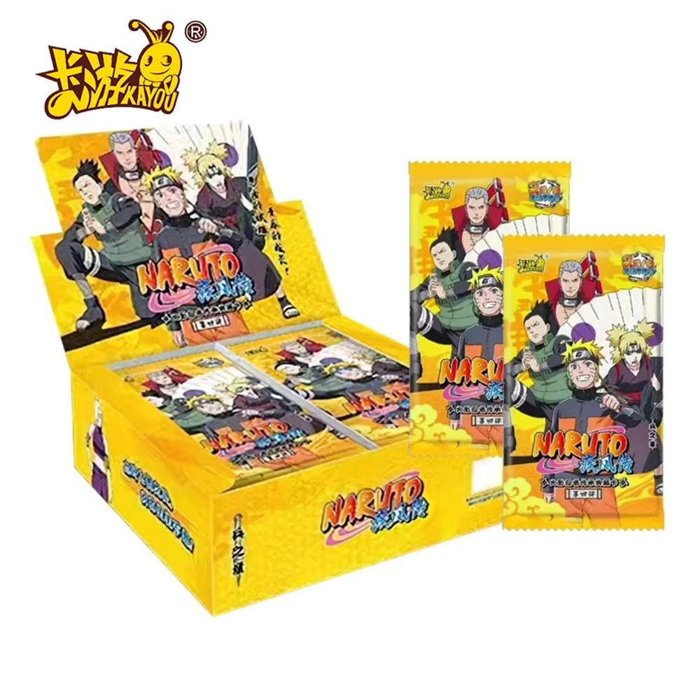 

New KAYOU legitimate Naruto Soldier Chapter No. 1 2 3 4 5 6 shells full box Whirlpool Naruto full box set card anime collection