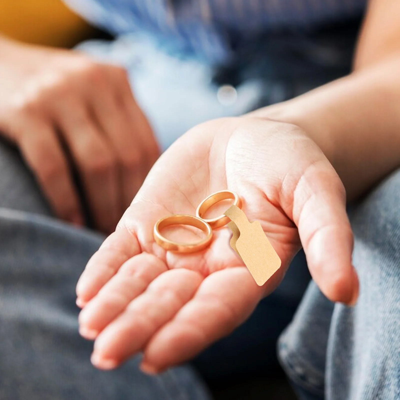 100 шт. наклейки для ювелирных изделий подвесные бирки колец удобная цена