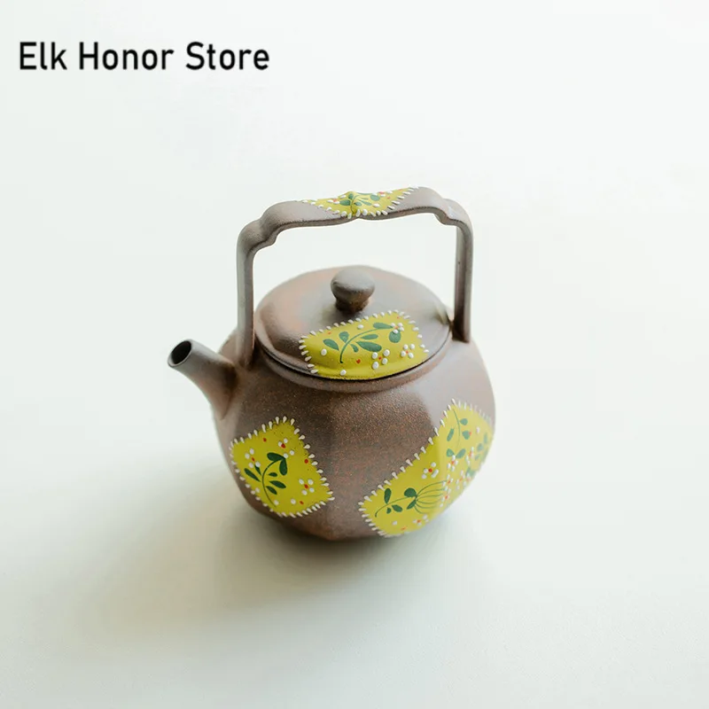 125 мл чистый ручной росписи строительный старинный горшок из камня для