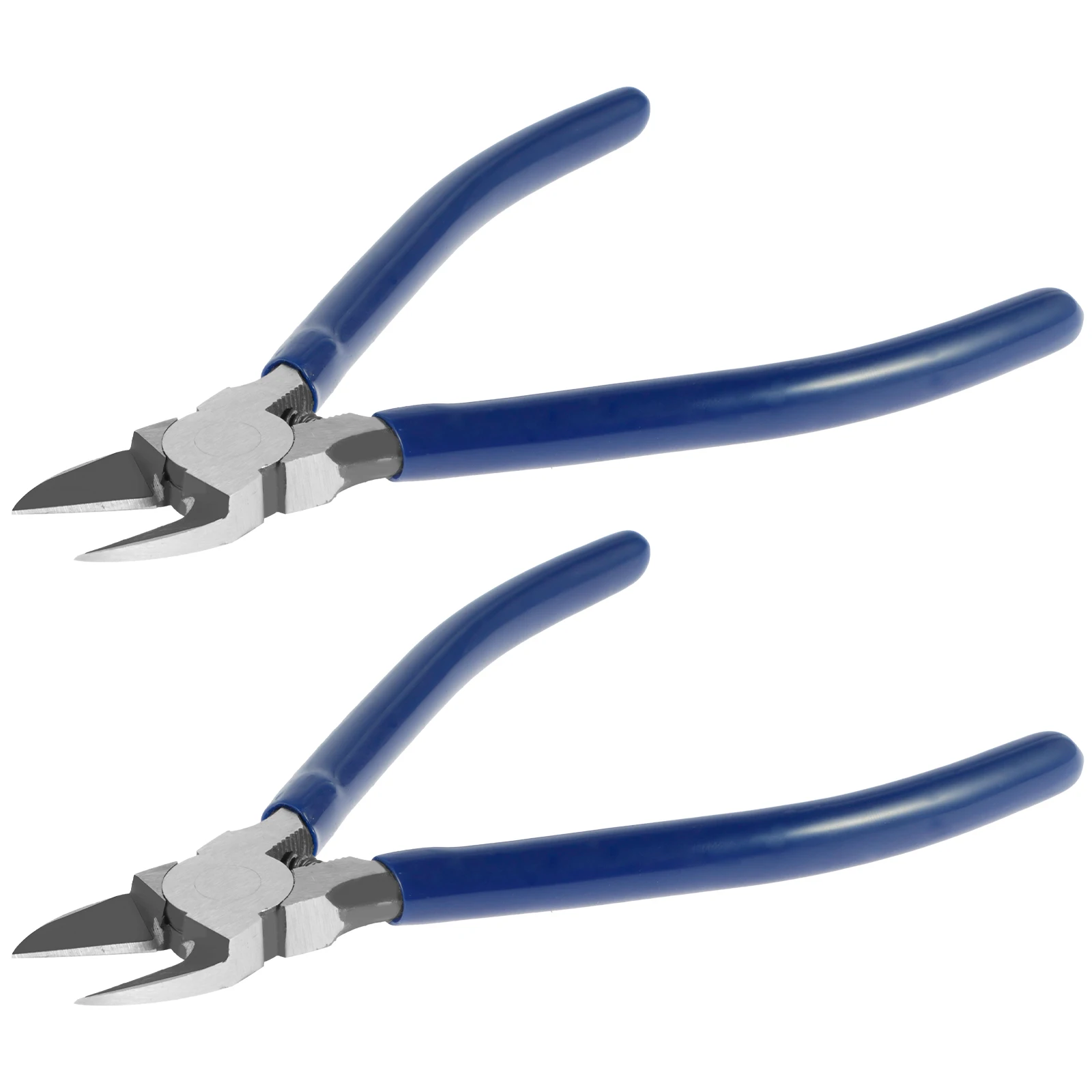 

2Pcs Diagonal Cutters Precision Diagonal Cutting Pliers Ultra Sharp Spring Loaded Wire Clippers Professional Small Flush Cutter