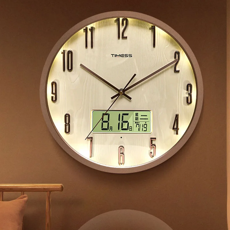 

Luxury Nordic Wall Clocks Living Room Design Hanging Modern Wall Clock Round Big Reloj Pared Decorativo Home Decorating Items
