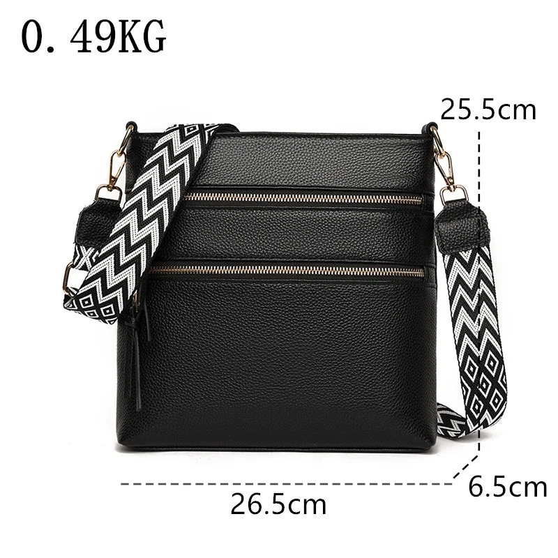 Женская кожаная сумка-мессенджер BEI