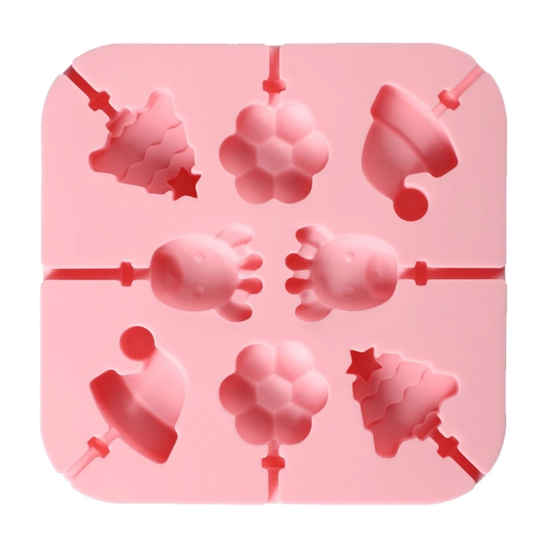 

Cookie Mould Food Grade Silicone Easy to Clean Baking Utensils Christmas Tree