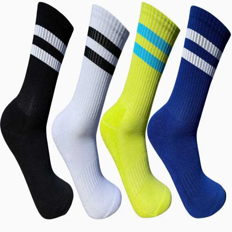 Basketball Ball Basketball Running Sock Men's  Women's Medium Sleeve Sock Thickened Sports Sweat-absorbing Durable High Top Feet