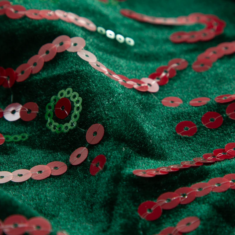 Роскошная французская бархатная кружевная ткань SJD с блестками 2023 мягкое