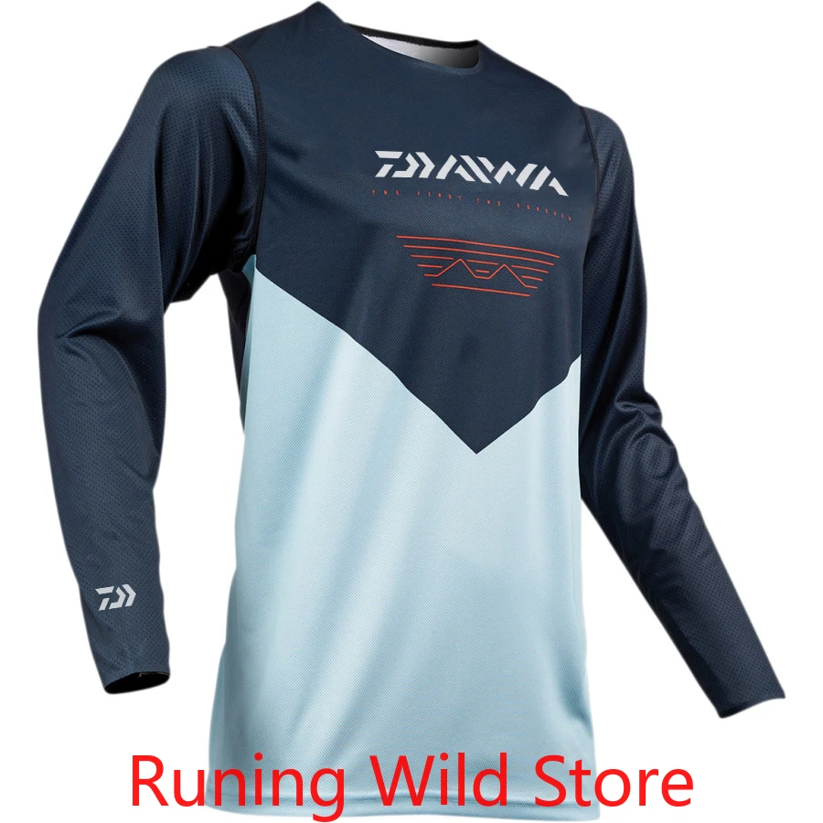 

2022 New Fishing Jersey Sports Men Clothes Thin Breathable Quick Dry Anti-UV Fishing Clothing XXS-5XL Large size Fishing Shirt