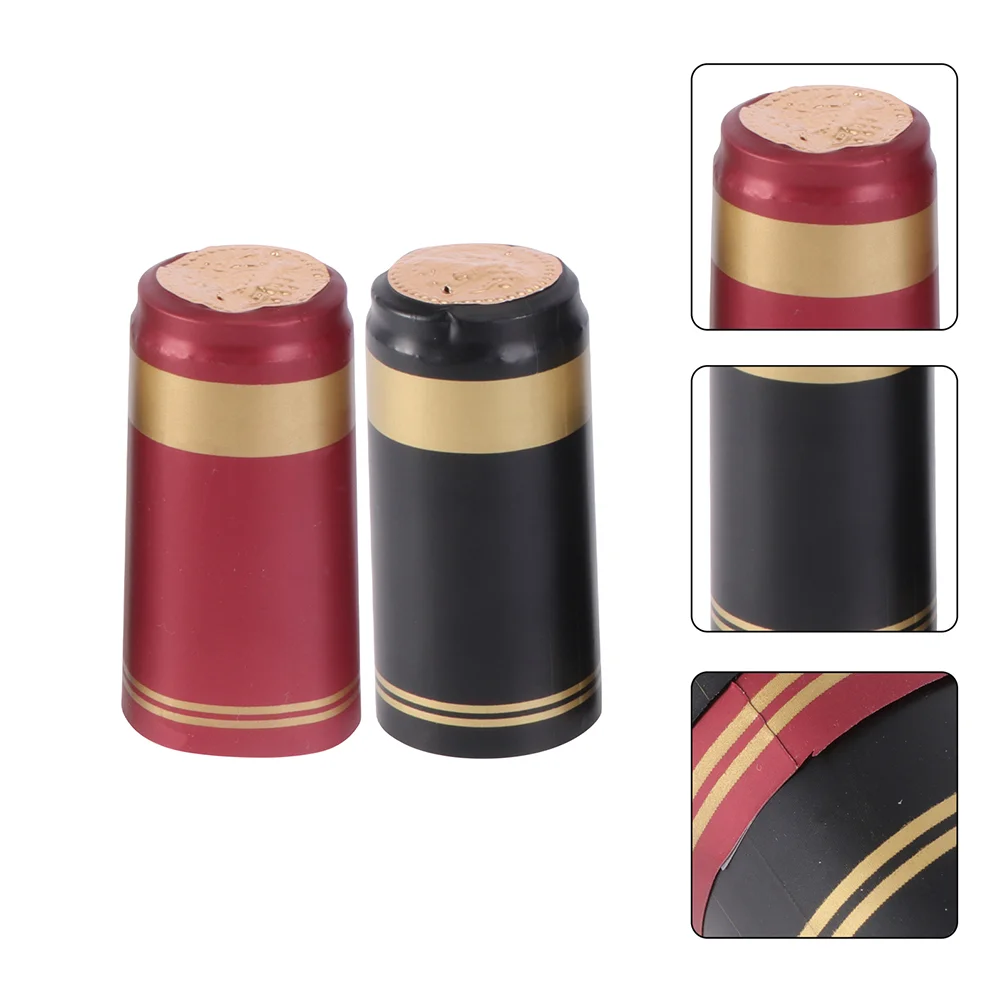 

Shrinkbottle Heatcapssleeves Stopper Bottles Wrap Bistro Covers Pvc Accessorieswraps Supplies Corks Sealing Gifts Home Cap