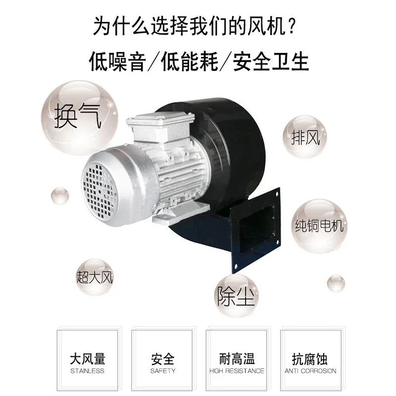 Устойчивый к высоким температурам центробежный вентилятор DF Многокрыльный 220