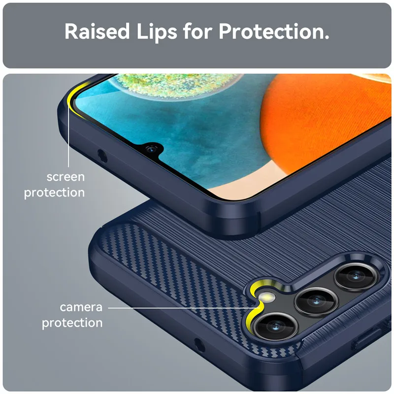 For Samsung Galaxy A14 Case Cover For Samsung A13 A12 Nacho A14 Soft TPU Bumper Protective Phone Cases On For Samsung A14 Funda