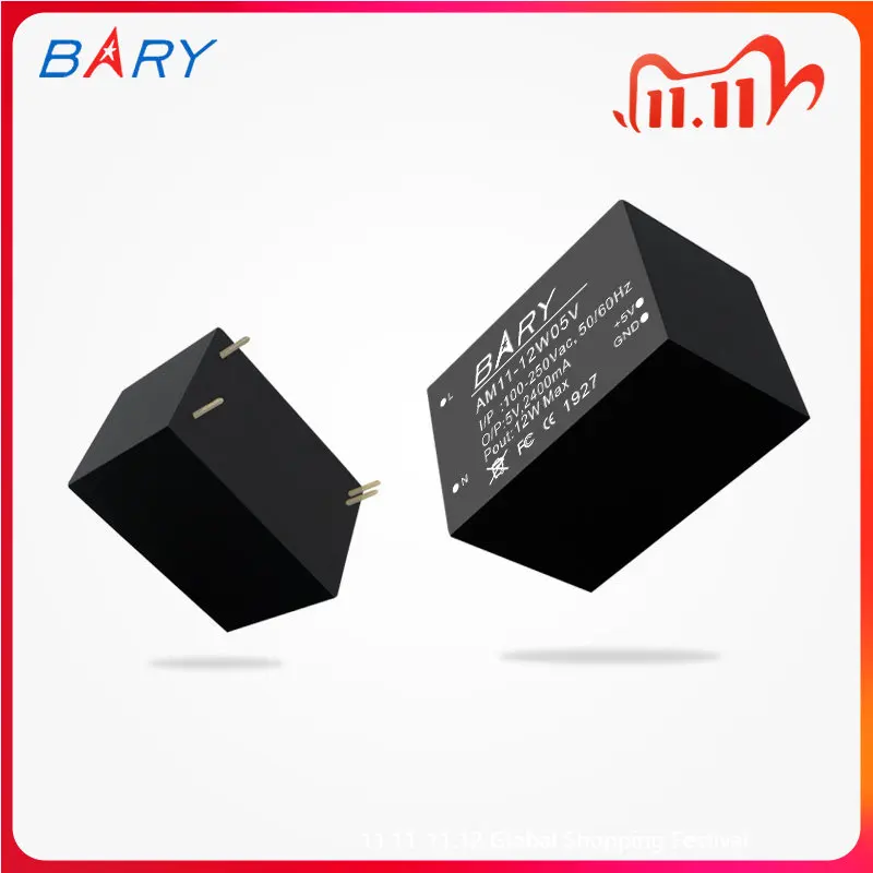 

AM11-12W05V 10 шт. ACDC от 220 В до 5 В a/12 в 1a/24 В-12 Вт изолированный модуль понижающего питания регулятора напряжения