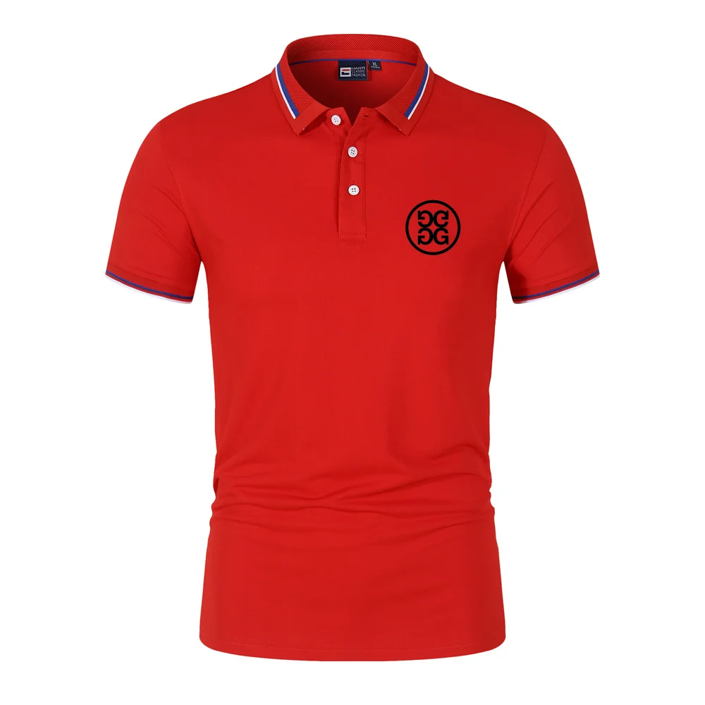 Summer Men's and Women's Breathable Golf Jersey New Fashion Comfortable Quick Drying Clothes Casual Short Sleeve Tops Polo Shirt