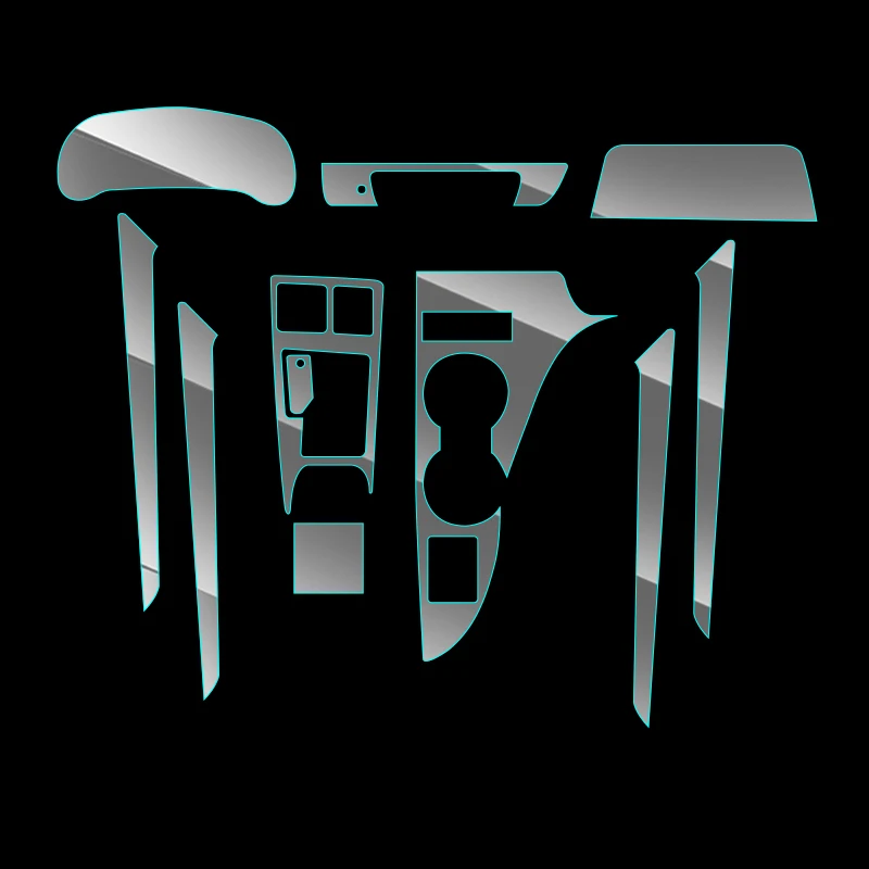 

TPU for Lexus RX RX270 RX300 RX350 RX450 Transparent Protect Film Car Interior Sticker Central Control Panel Gear Door Air Panel