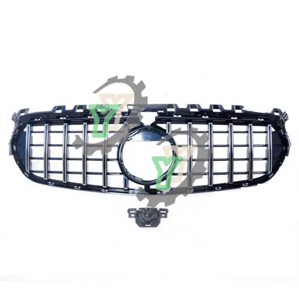 Черно-серебряный передний бампер panamerica GT решетка Алмазный Стиль для Mercedes Benz B Class