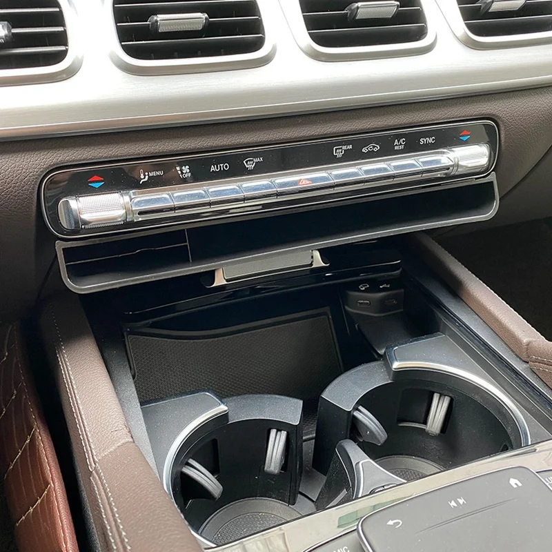 Подходит для Mercedes Benz B-Class Gla Glb Gle Gls W247 H247 X247 V167 2021 коробка хранения центральной