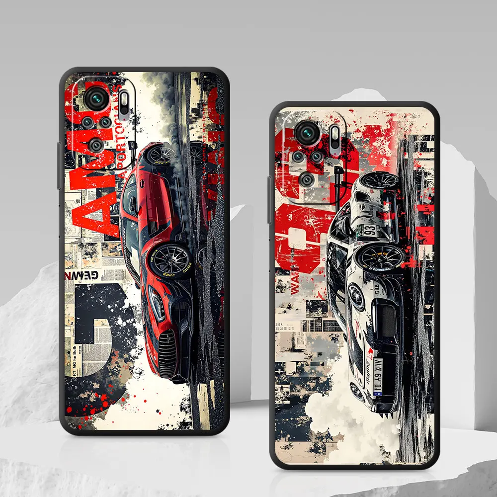 Фото Чехол для телефона Cyberpunk Tokyo JDM Art из ТПУ черного цвета для Xiaomi Redmi 15C 8 A5 12 6 7A 9C 12C 8A 6A 9 9A 9T 10 10A 13C A1 A2 Plus №1