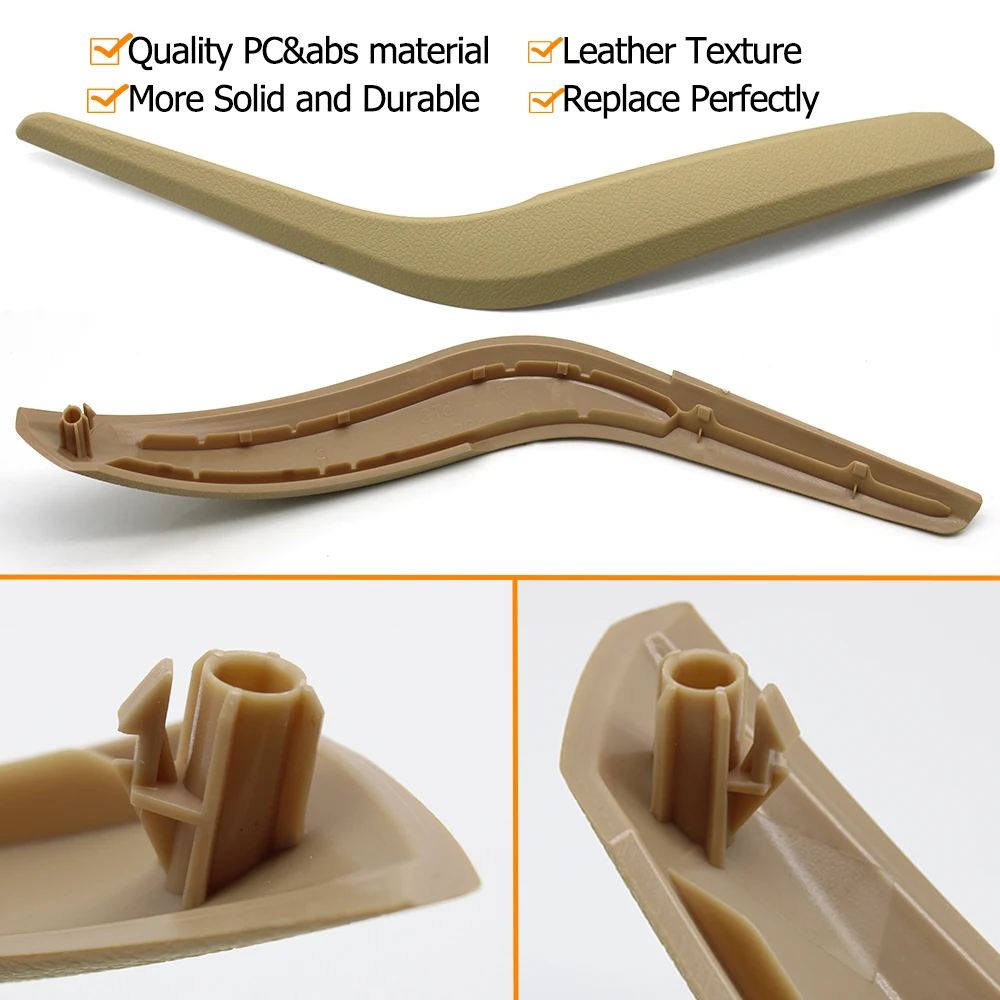 Модернизированная Крышка для внутренней ручки автомобиля из углеродного