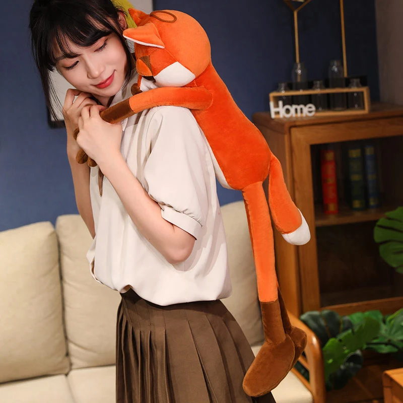 Мягкая реалистичная кукла-жираф с изображением льва тигра слона обезьяны