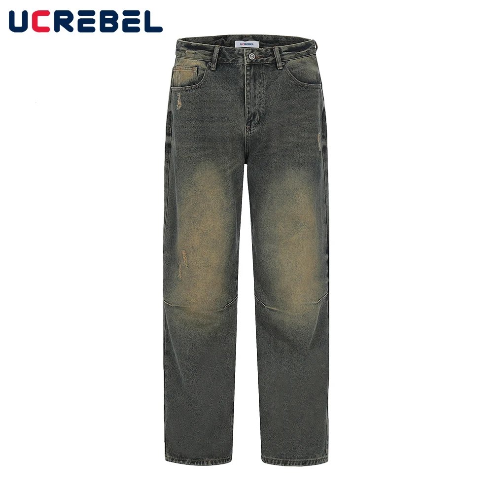 

Мужские джинсовые брюки в стиле ретро