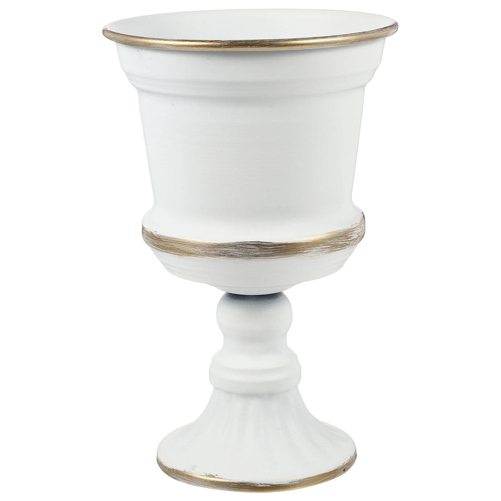 

1Pc Metal Flower Vase Iron Flower Pot Gardening Planter Home Office Hotel Decor