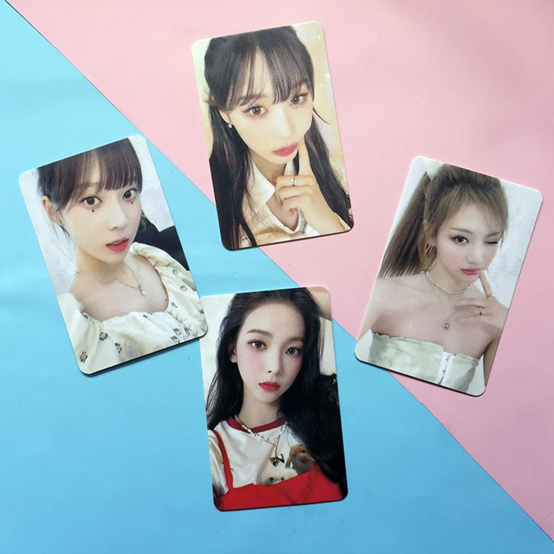 4 шт./компл. Kpop Aespa Lomo карты 2022 походные поздравления маленькая открытка