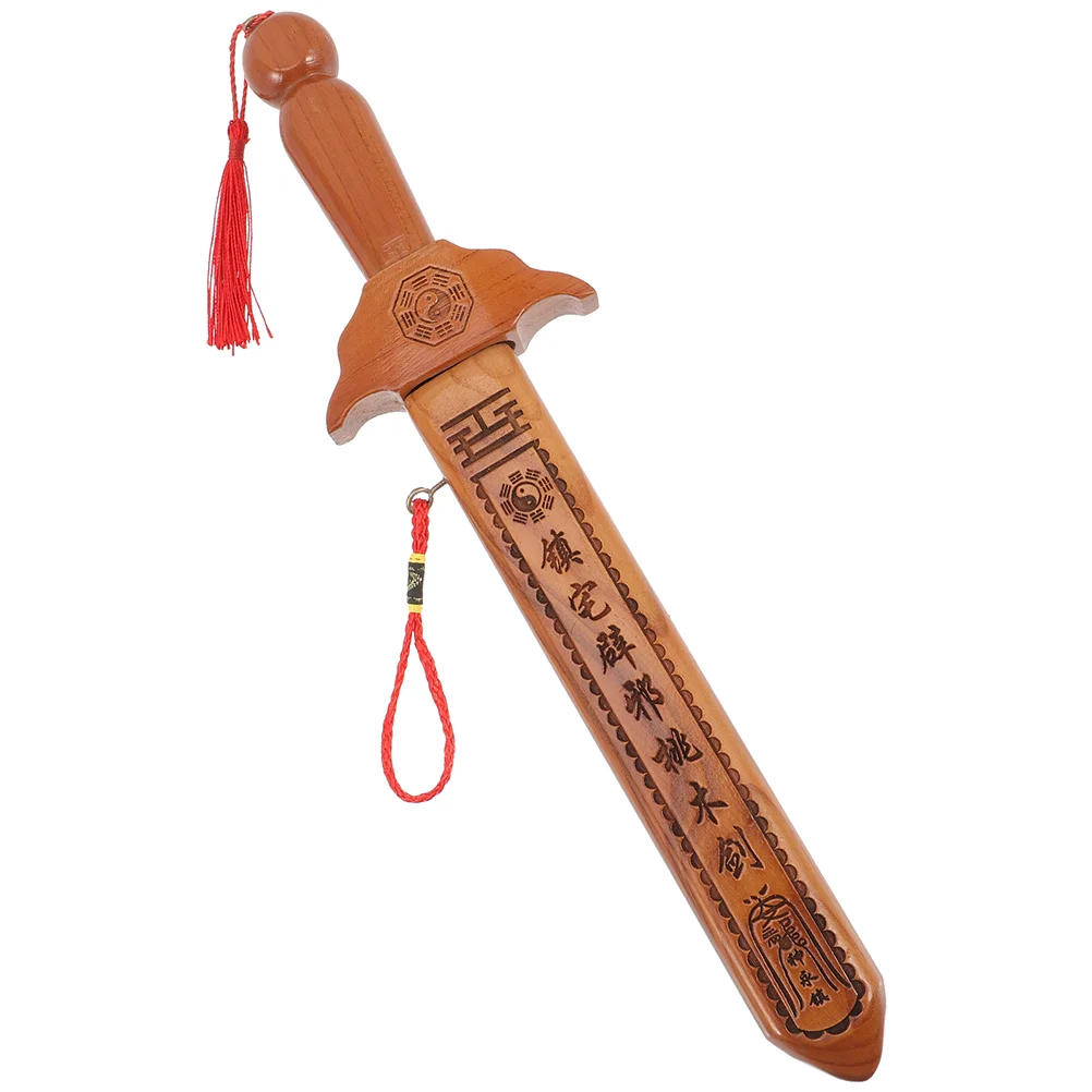 

Portable Wooden Wood Decorative Asian Decor for Wall Cosplay Decorate Friends