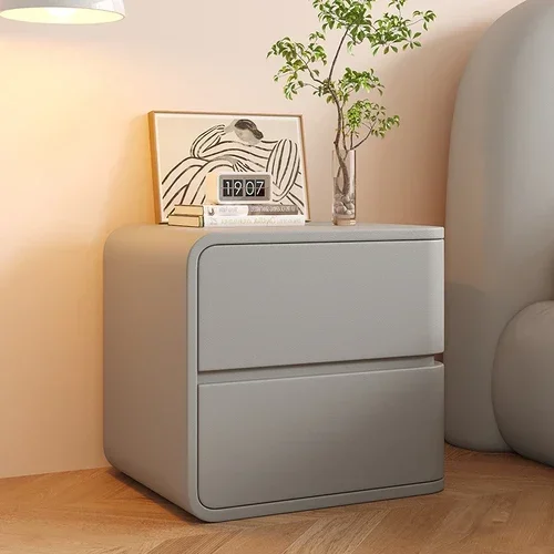 Белый ночной столик с выдвижными ящиками ночные столики в скандинавском стиле